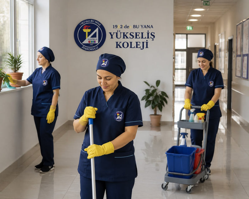 Lacivert Kat Hizmetleri / Temizlik Personeli Üniforması